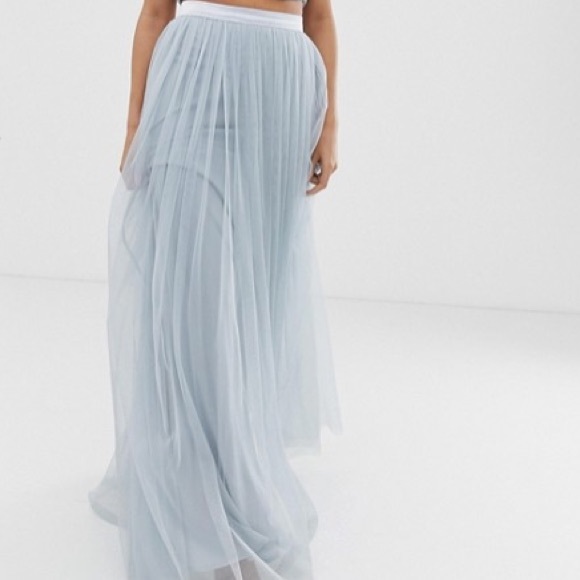 ASOS Dresses & Skirts - Anaya With Love Blue Tulle Maxi Skirt